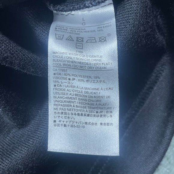 Banana Republic Men's Black Half-Zip Pullover Sweater - Picture 6 of 7